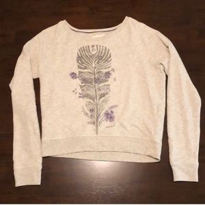 Long sleeve Levi's crop top